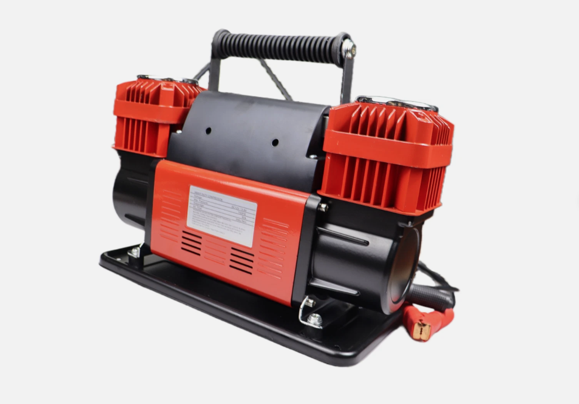 ماطور هواء مزدوج الأسطوانة (Twin Cylinder) للسيارات والرحلات — أداء قوي وسريع
